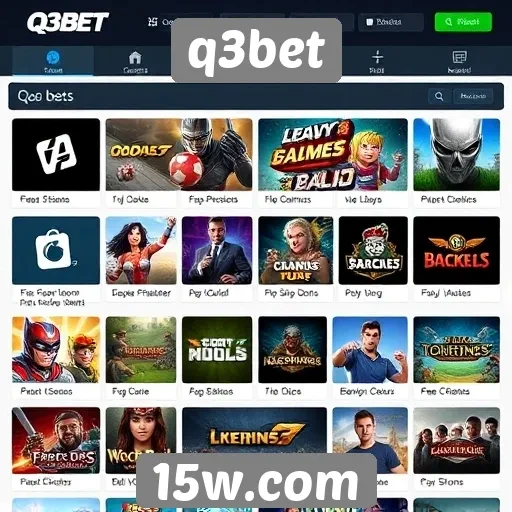 Avaliação dos jogos disponíveis no site q3bet